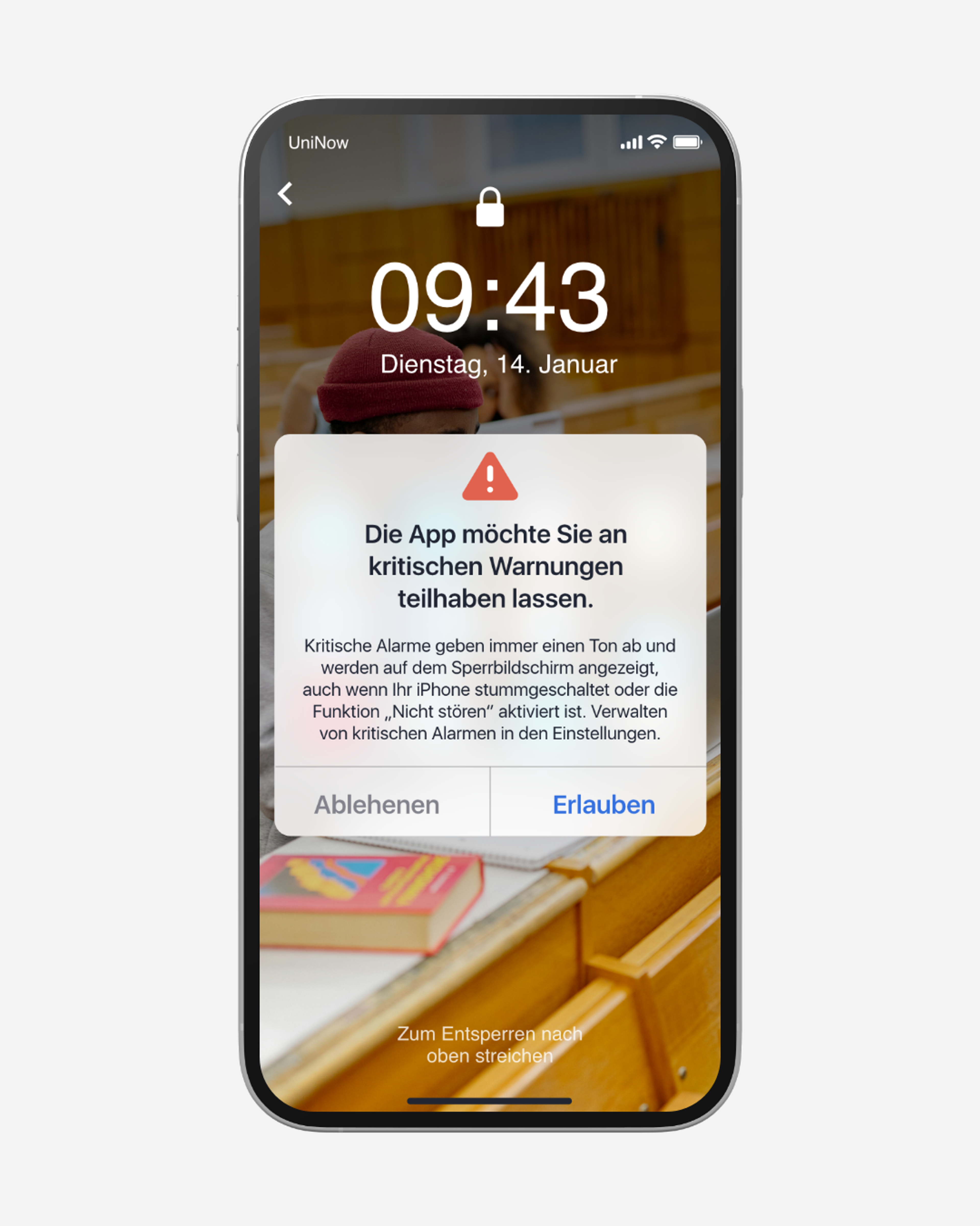 Smartphone, Notfall Push