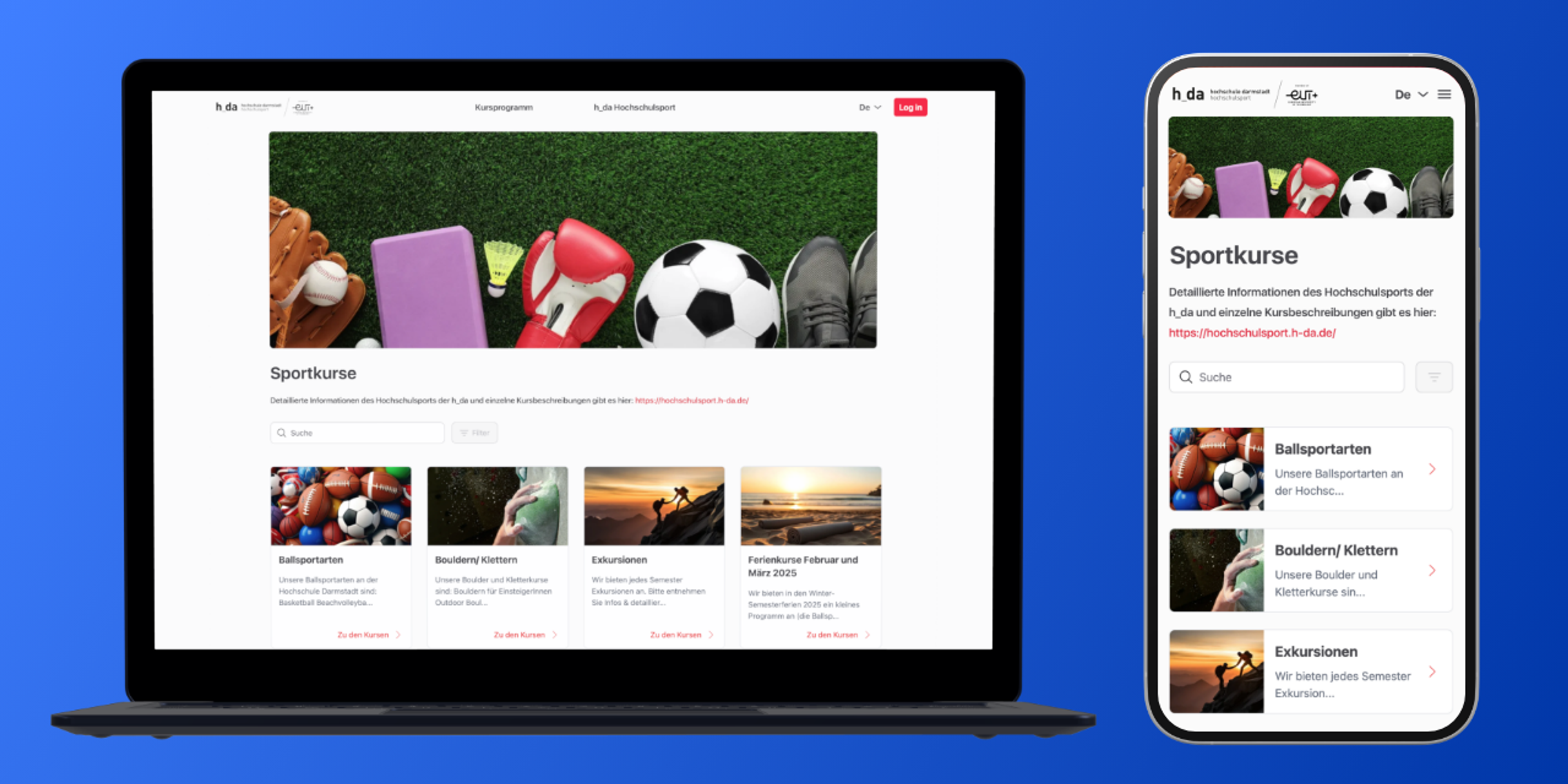 Digital Booking System – app with calendar for booking sports & language classes, rooms and equipment