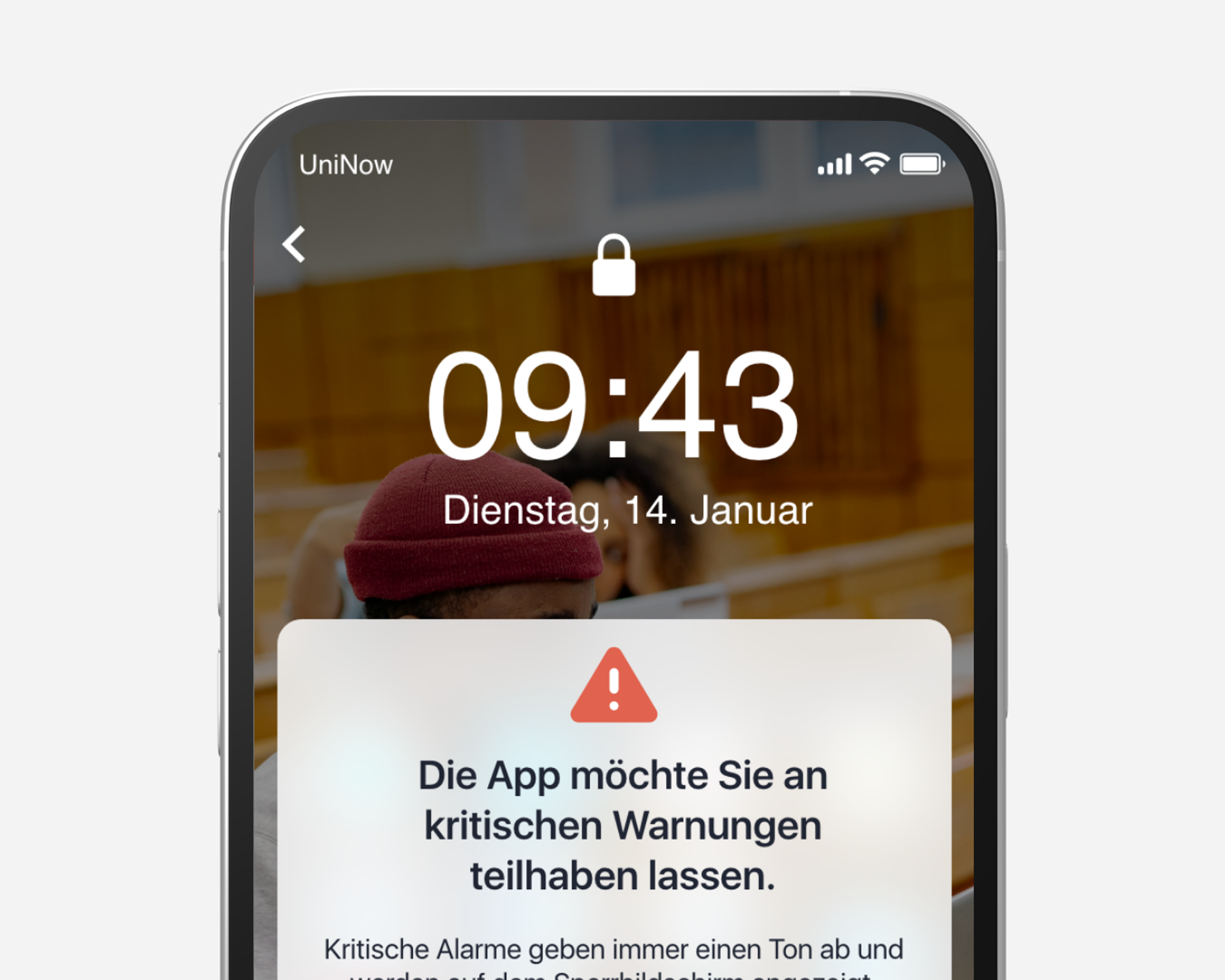 Smartphone, Notfall Push