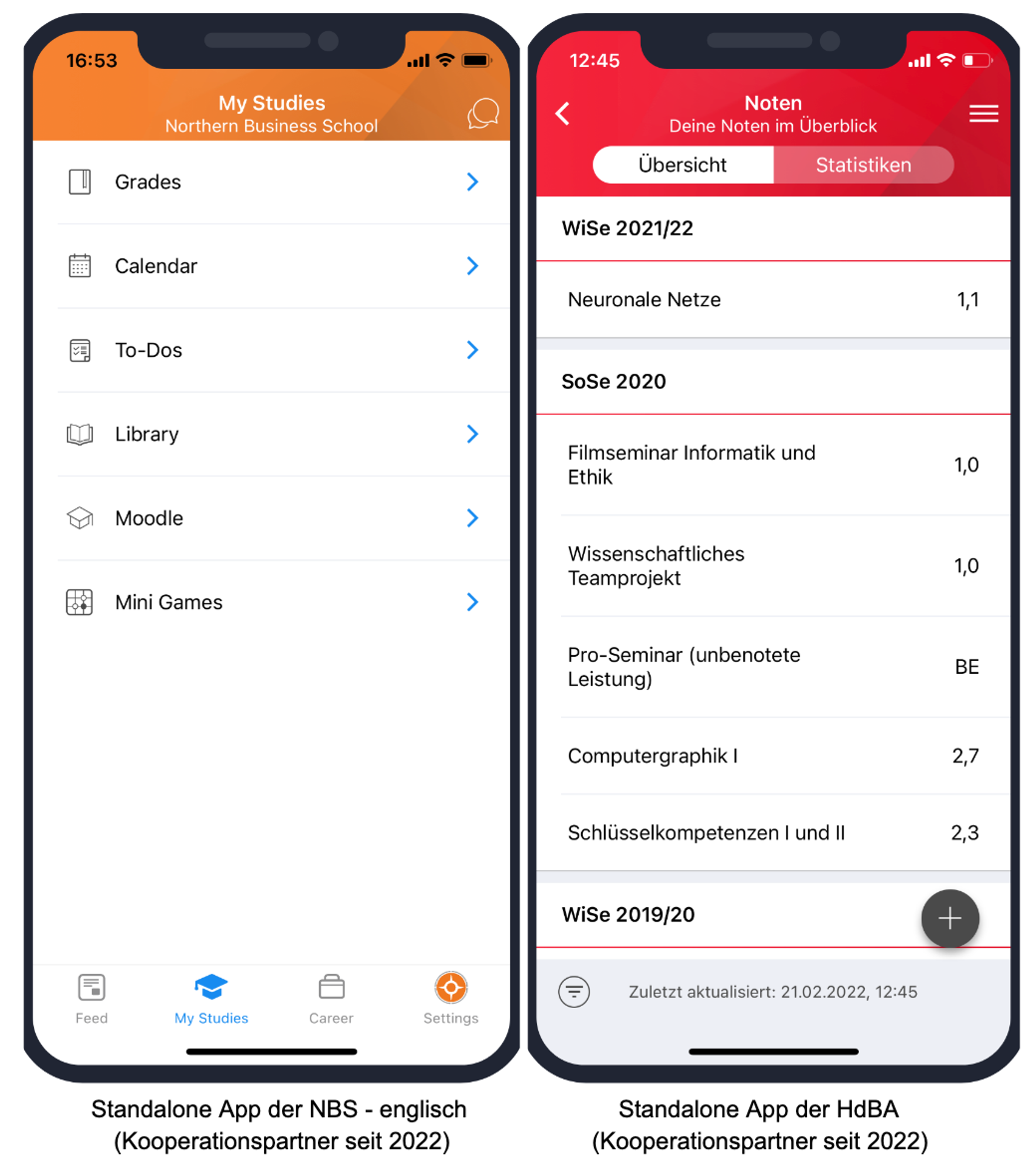 NBS and HdBA standalone apps 