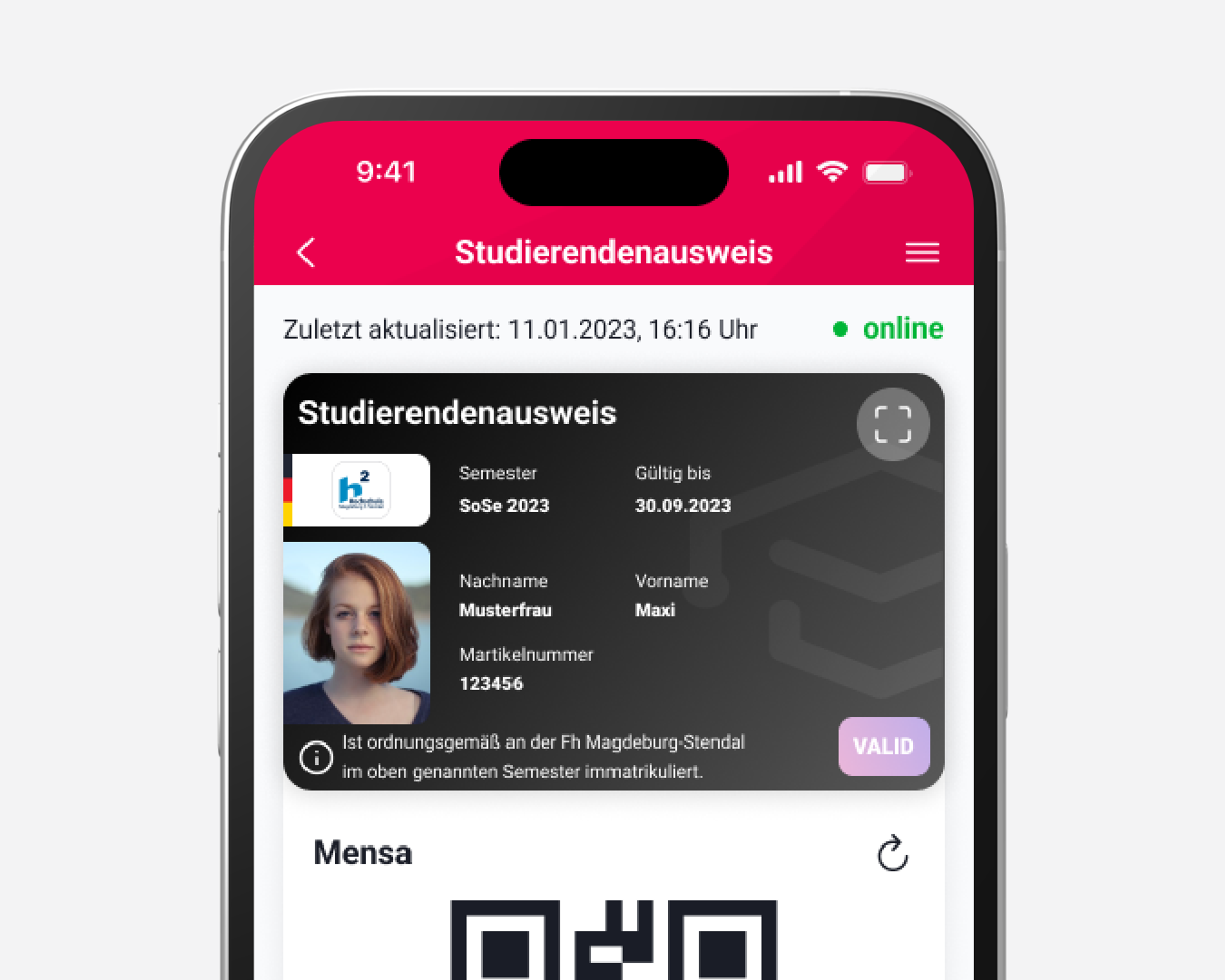 UniNow Pay Screen
