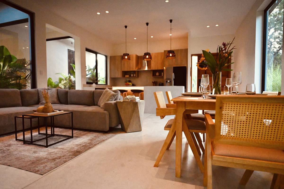 Sala y comedor de Casa Valley