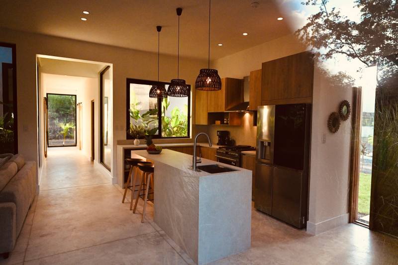 Cocina y pasillo de Casa Valley