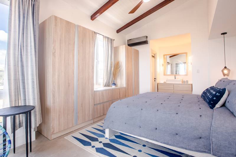 Second bedroom with fitted wardrobes and an ensuite behind