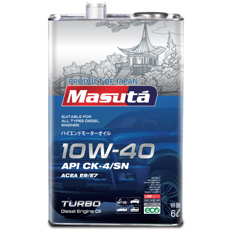 Masuta Dizel Mühərrik Yağı 10W-40 API CK-4/SN