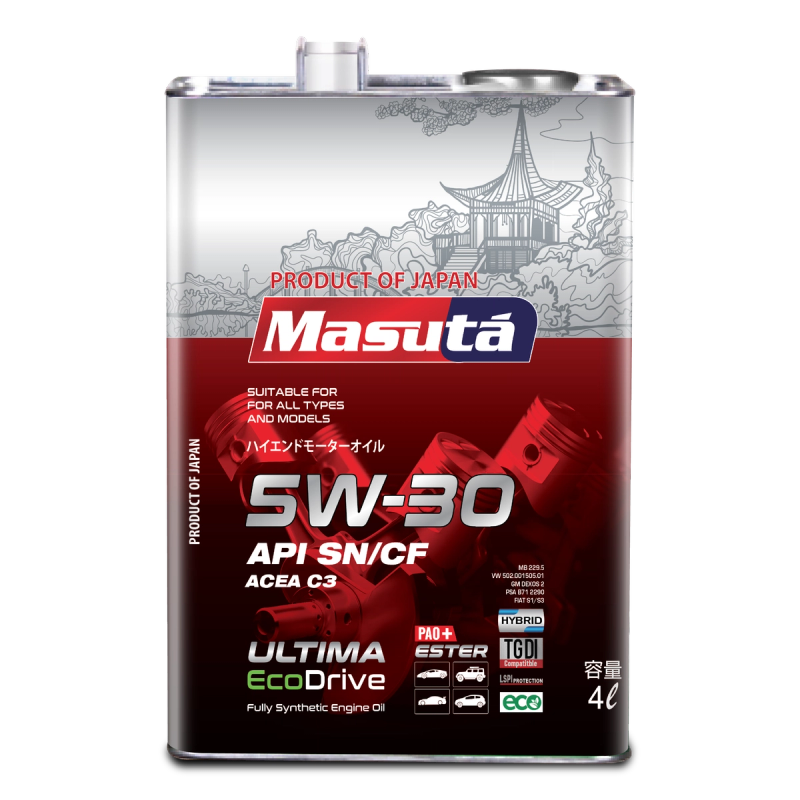 Masuta Motor Yağı 5W-30 API SN/CF ACEA C3