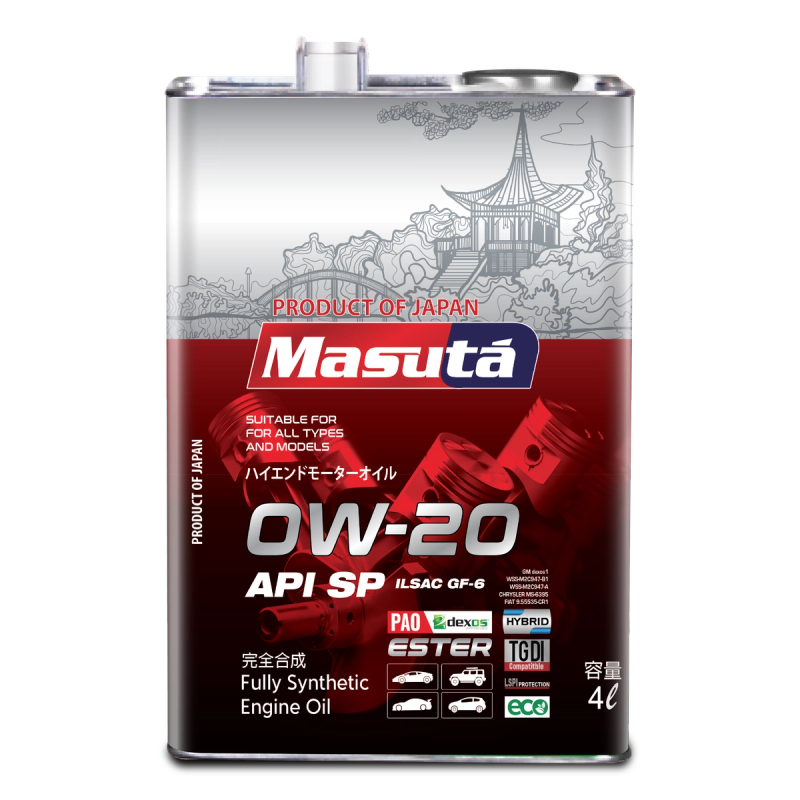 Masuta Motor Yağı 0W-20 API SP ILSAC GF-6