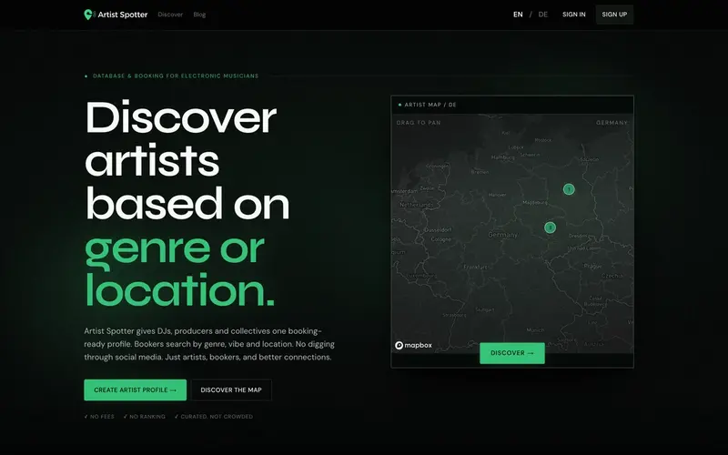 Getting Started with Artist Spotter