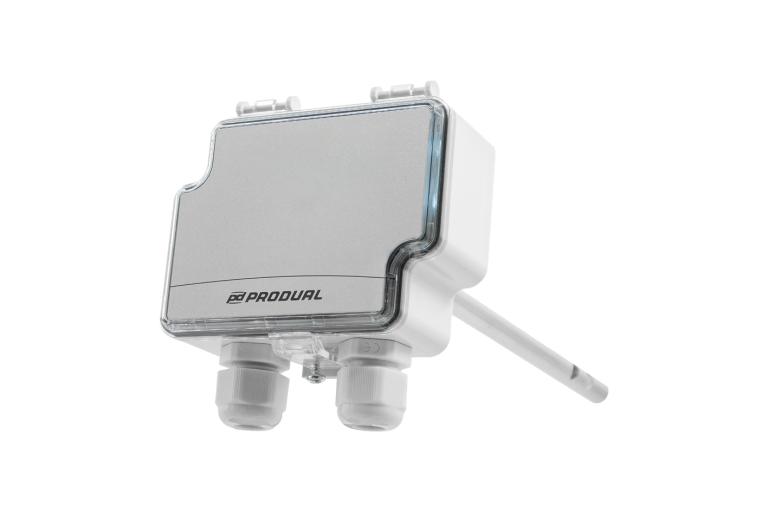 Transmisor de Velocidad de Aire AVT Modbus para conducto de Produal