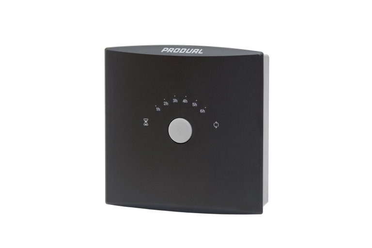 Temporizador electrónico ETT6 de 6 horas en color negro de Produal