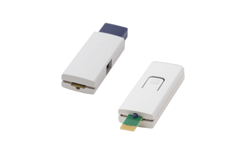 Herramienta de conexión entre la aplicación de configuración de Produal MyProdual y los transmisores y controladores RT/RTX, AVT y CU-LH