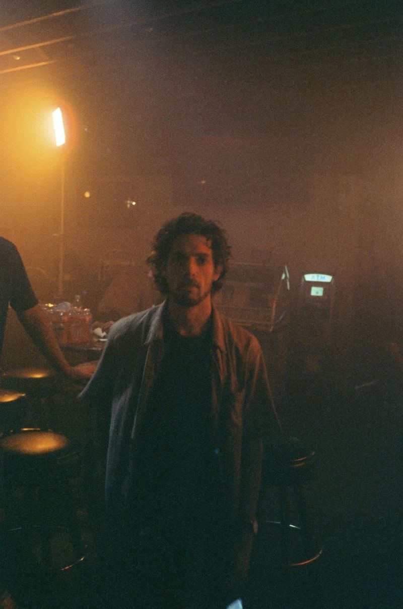 Ian Rigby cinematographer on set of Saint Archer GOLD beer commercial