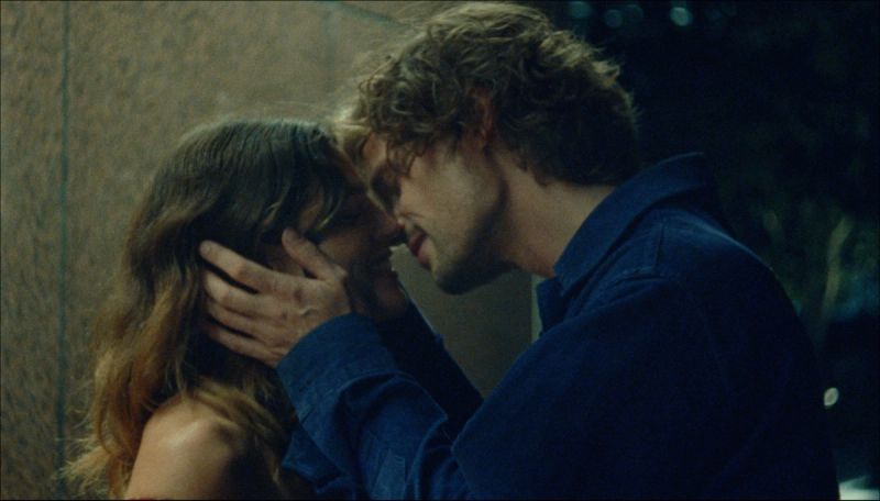Cinematographer Ian Rigby captures intimate close-up of couple in dimly lit scene