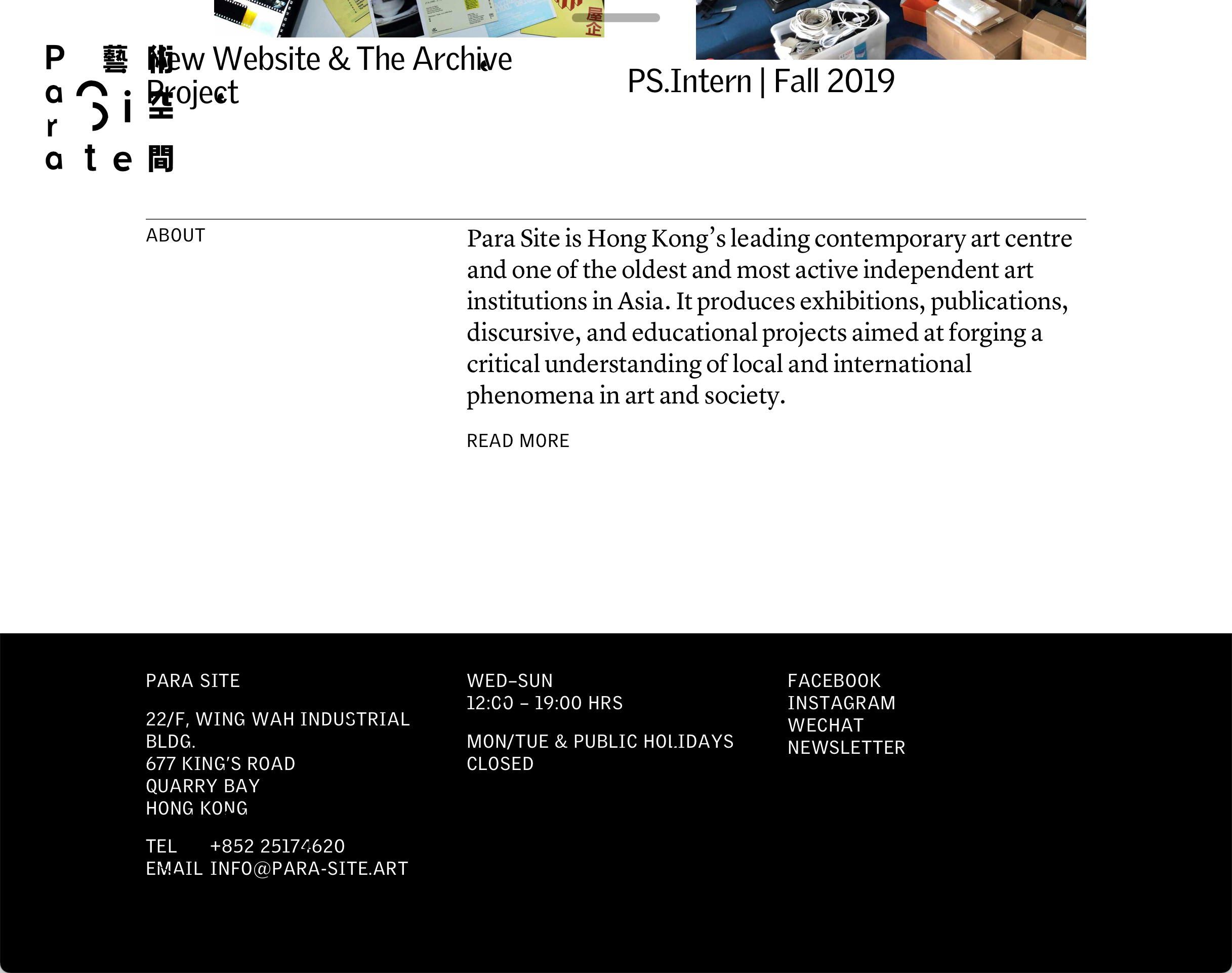 Homepage
