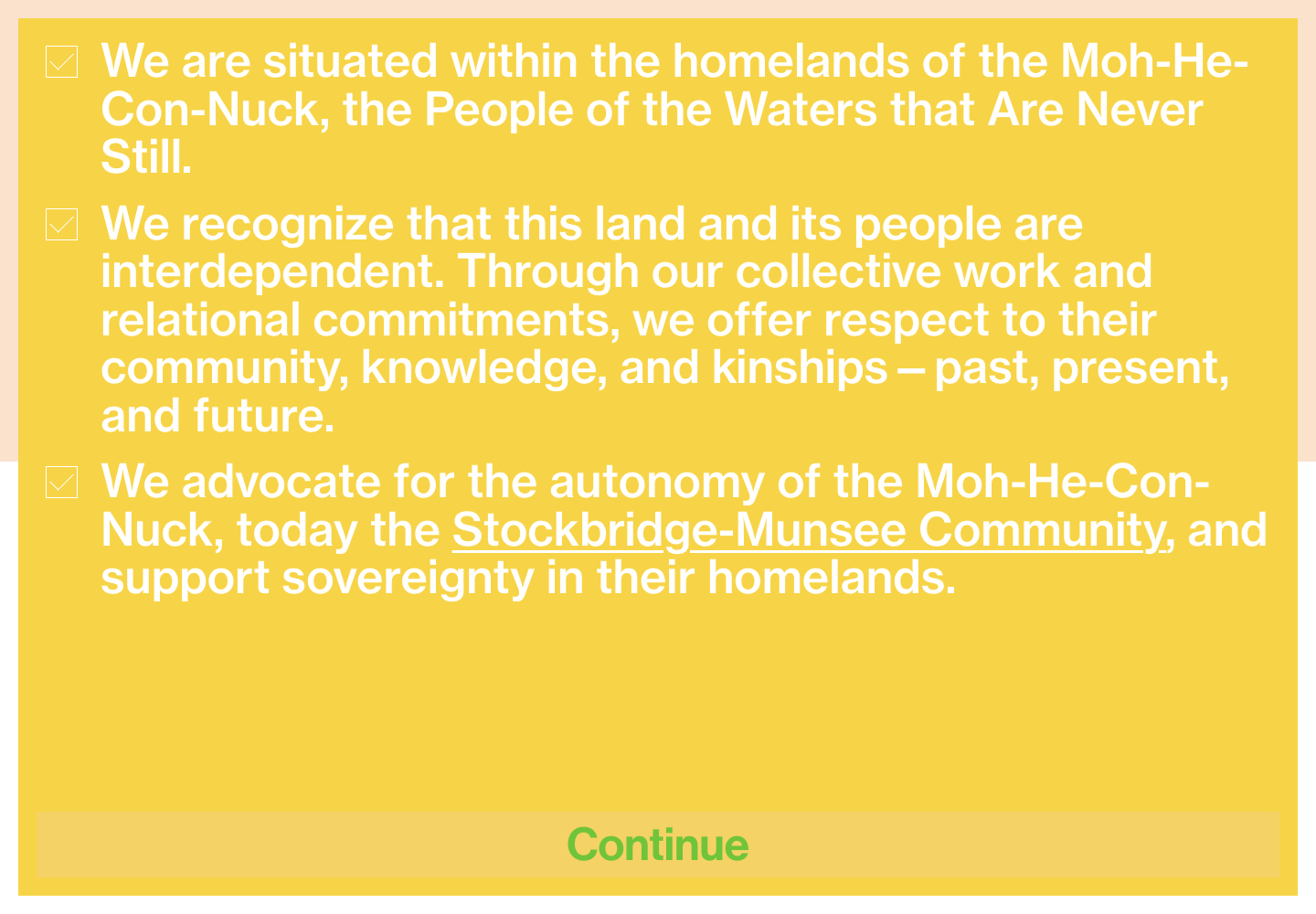 Land acknowledgement