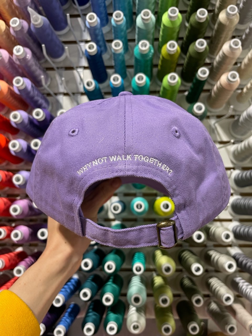 Dad hat, back (photo: Panther Printing USA)