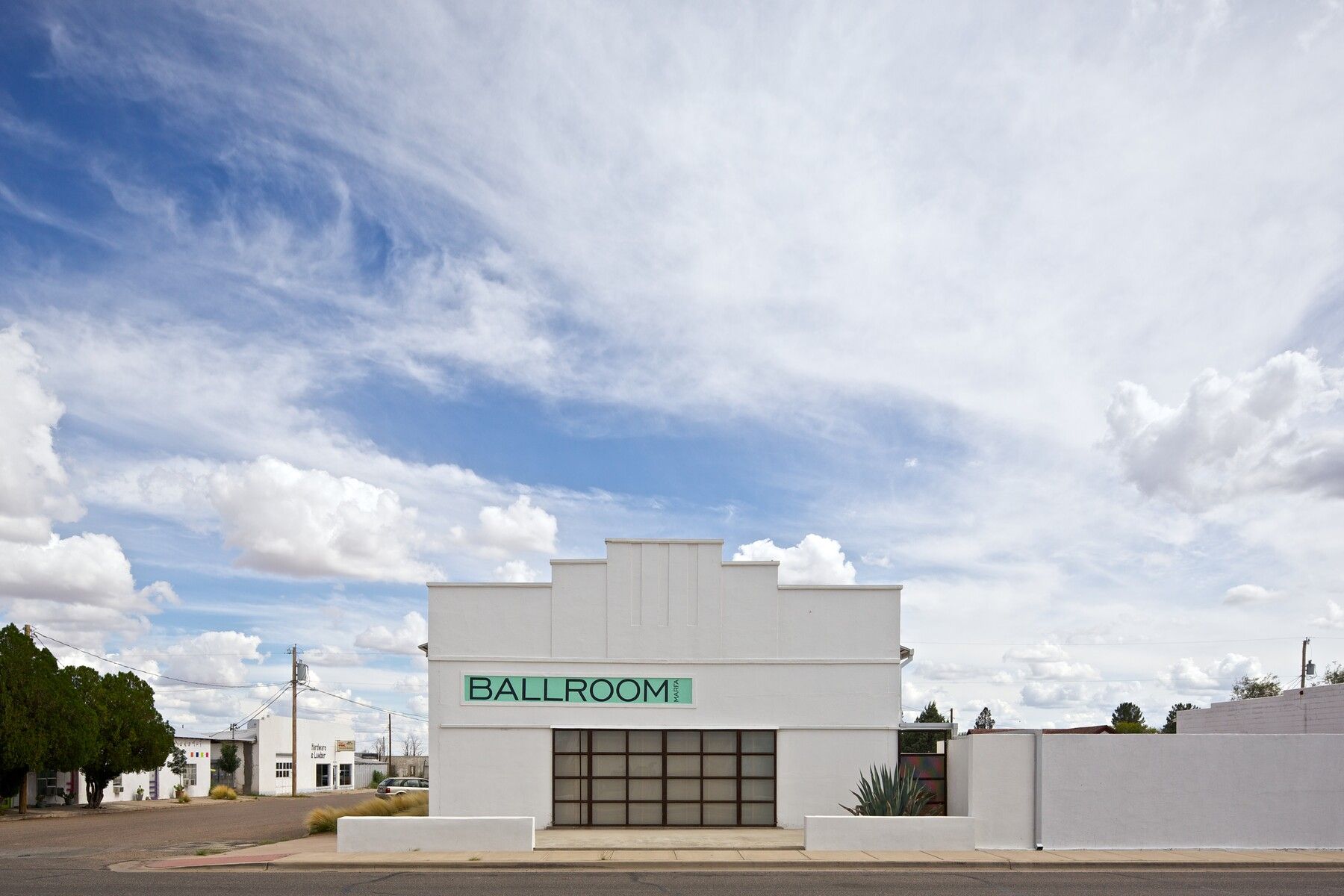 Ballroom Marfa façade, Marfa, Texas