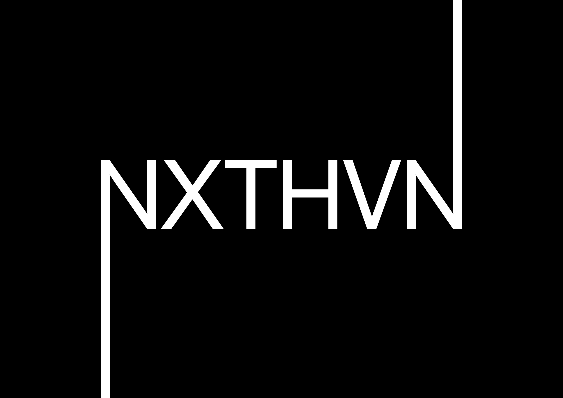 Wordmark with N’s extended to edge