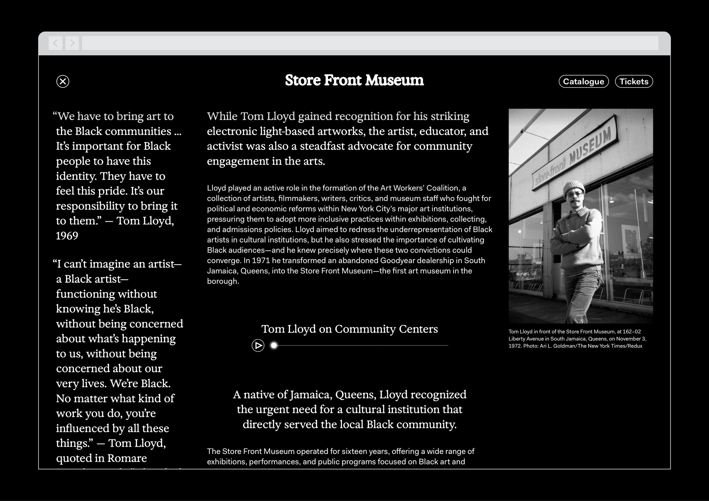 Store Front Museum