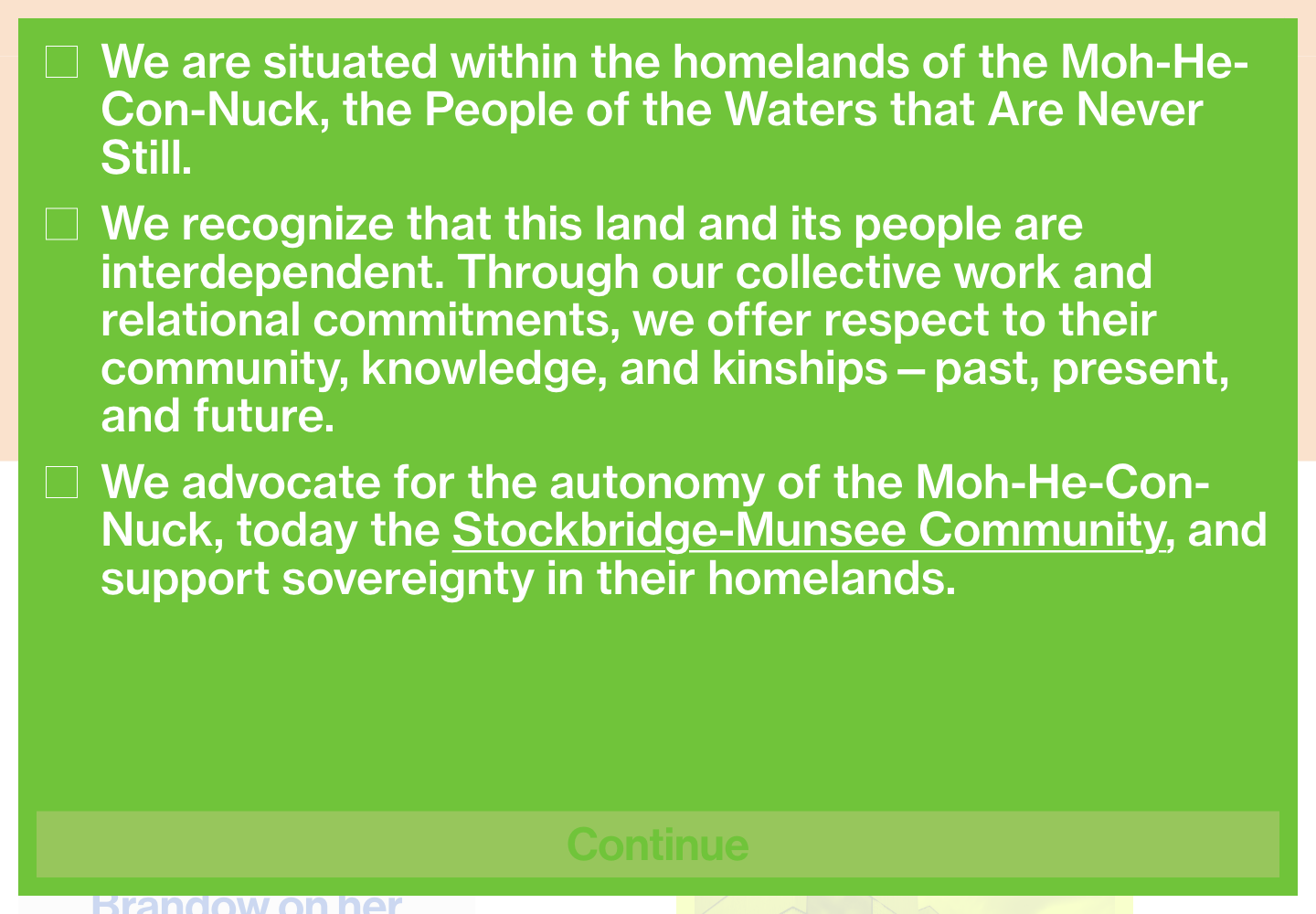 Land acknowledgement