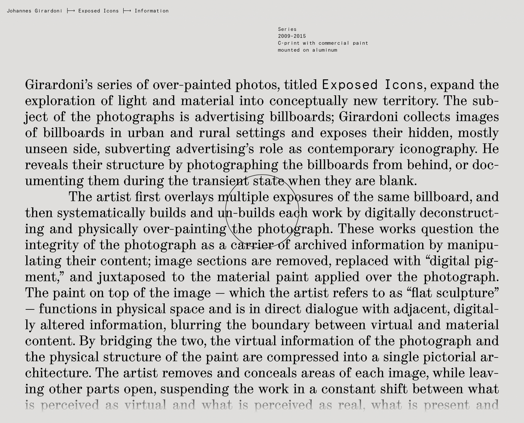 Series description