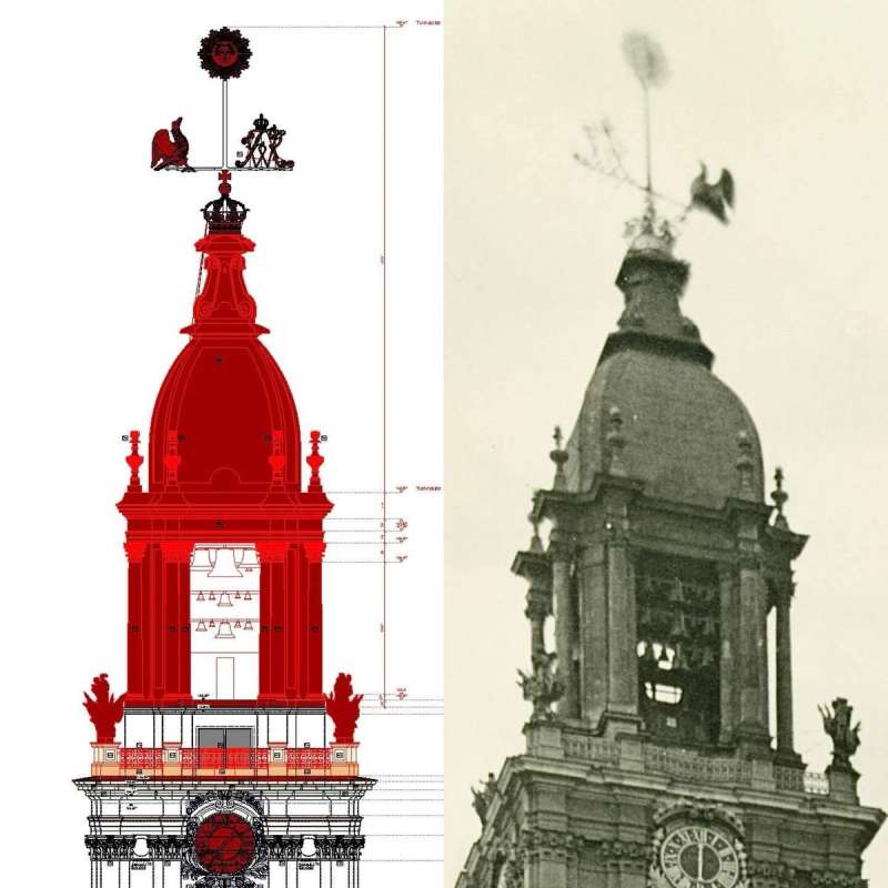 Ansicht Glockenspiel Garnisonkirche Potsdam