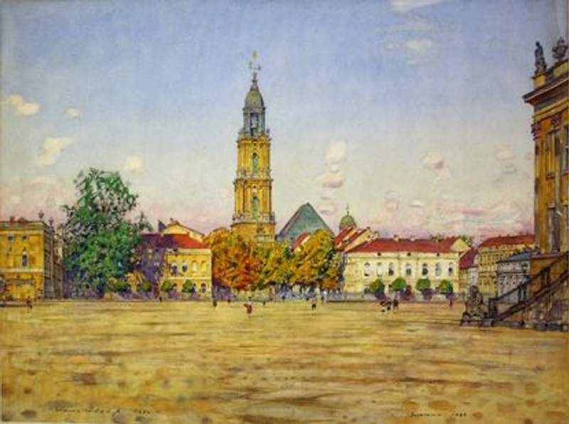 Bau der Hof- und Garnisonkirche