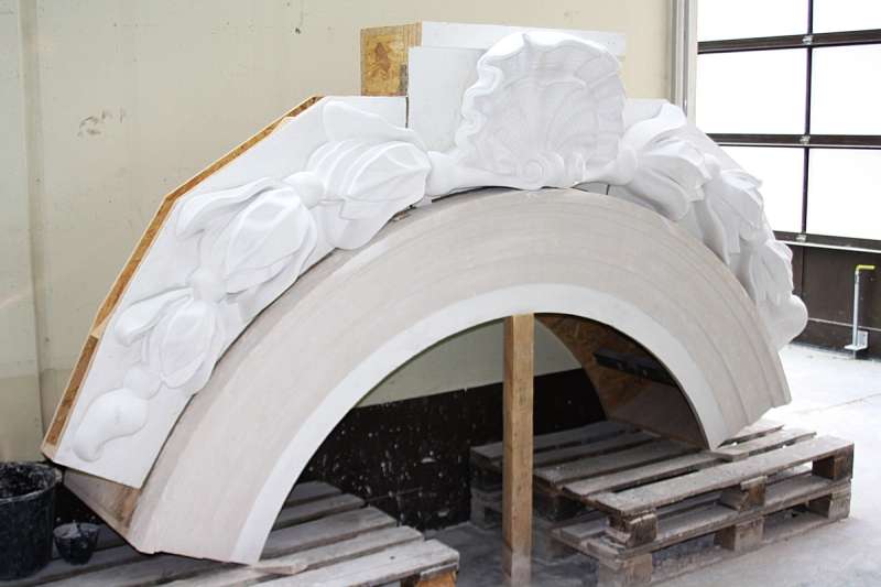 Bogen Figurenschmuck Garnisonkirche Potsdam