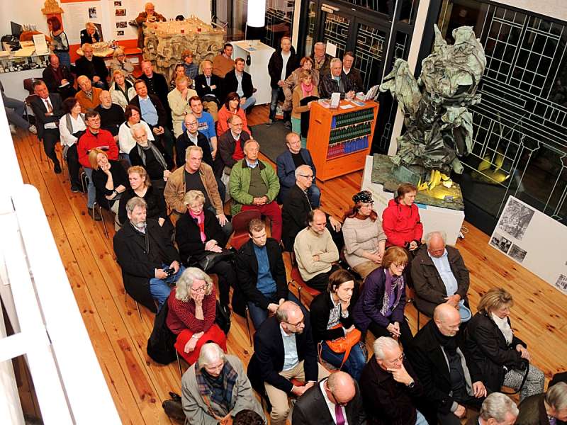 Veranstaltung der Fördergesellschaft für den Wiederaufbau der Garnisonkirche Potsdam e.V. in der ehemaligen Nagelkreuzkapelle