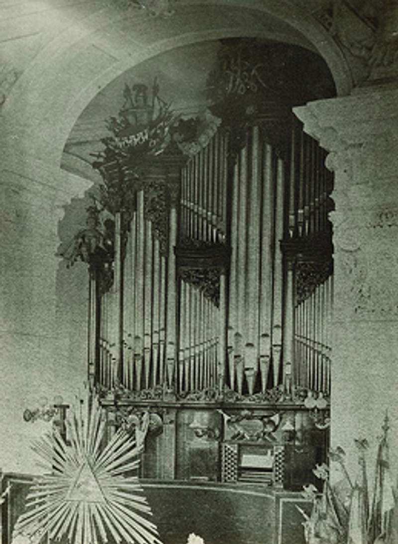 Johann Sebastian Bach spielt auf der Wagner-Orgel in der Garnisonkirche