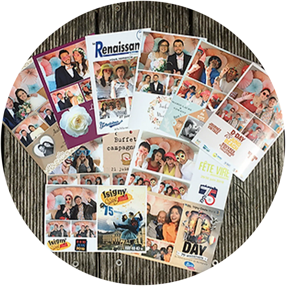 Cadre photo personnalisé pour un mariage