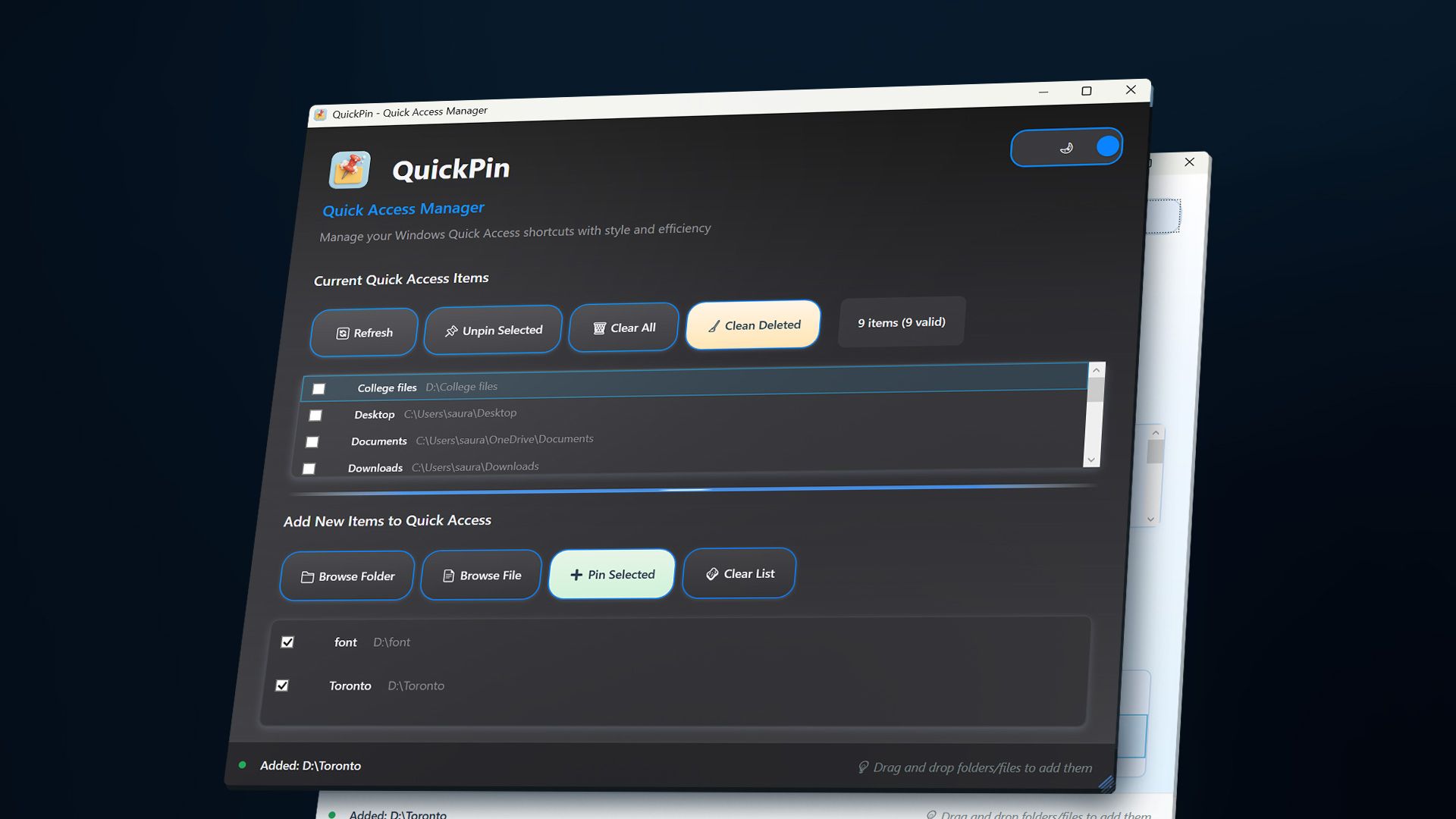 QuickPin