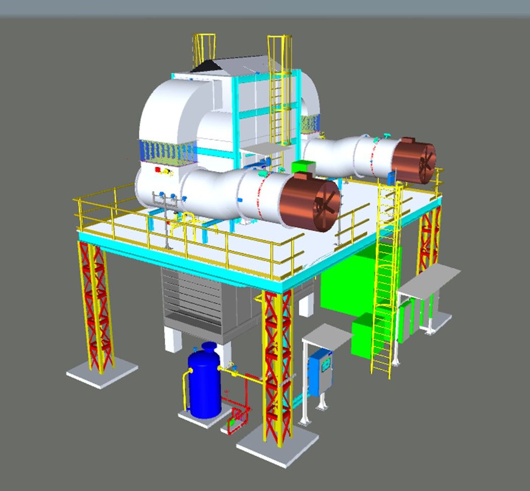 water recovery from cooling towers model