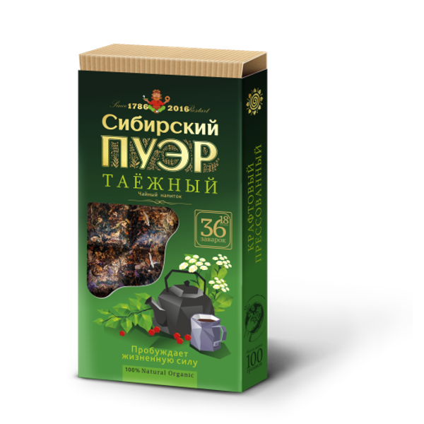 Pu-erh "tajgowy" (iwan-czaj + zioła)