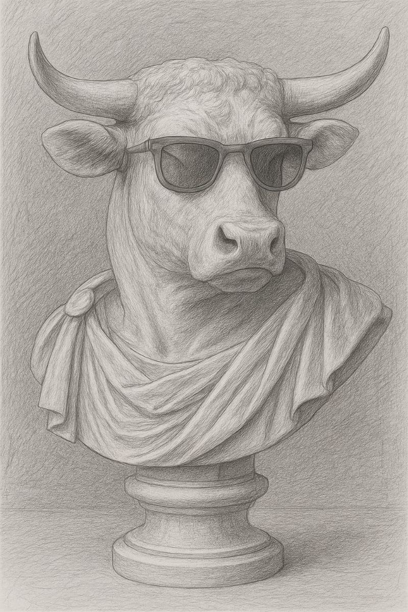 Bull in Toga