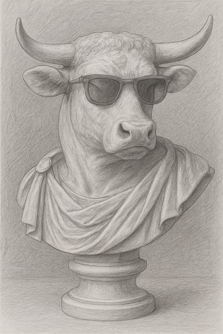 Bull in Toga