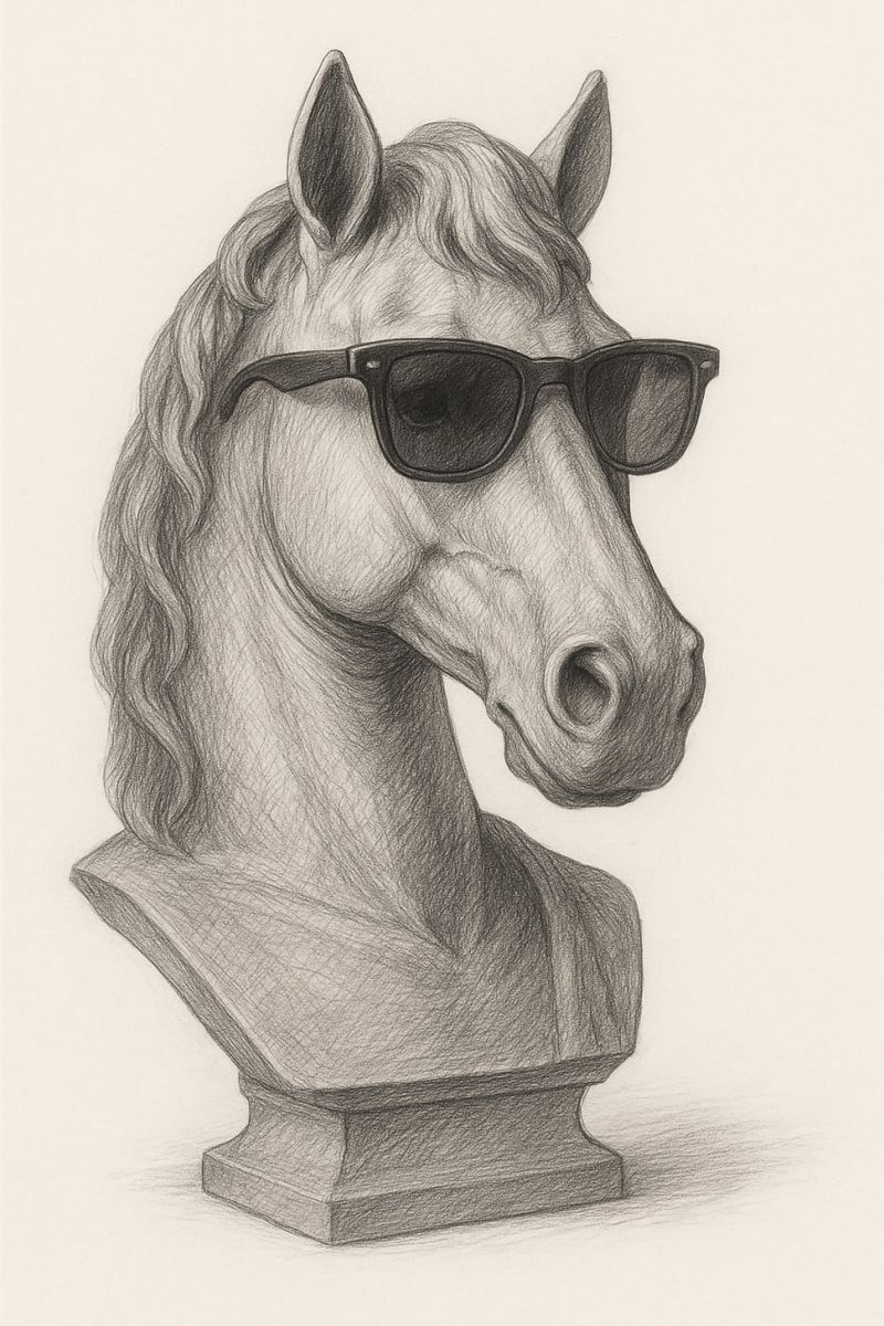 Horse in Shades
