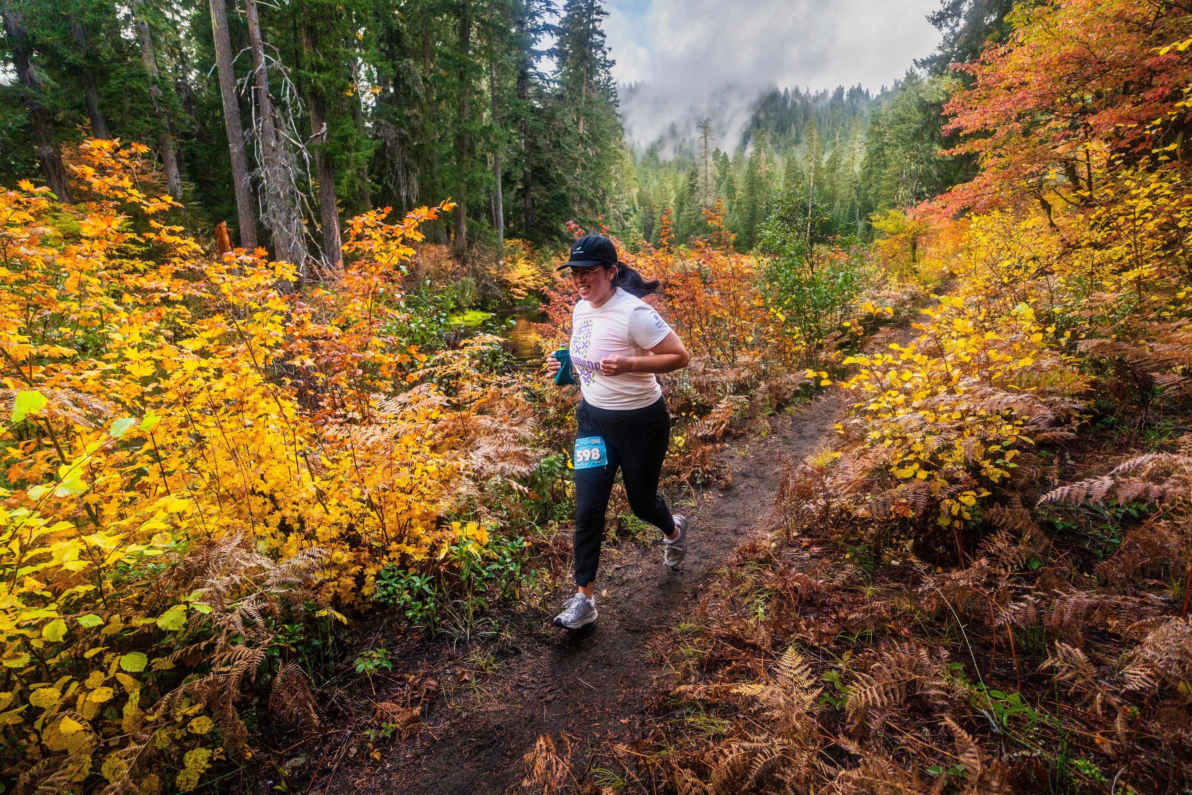 Women athletes on the trails