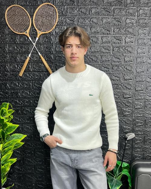Lacoste sweater whitee
