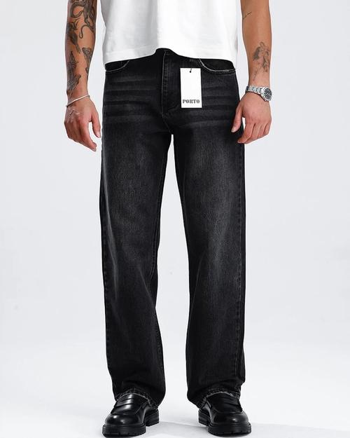 Porto Straight jeans balck