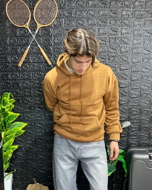 Bershka hoodie brown