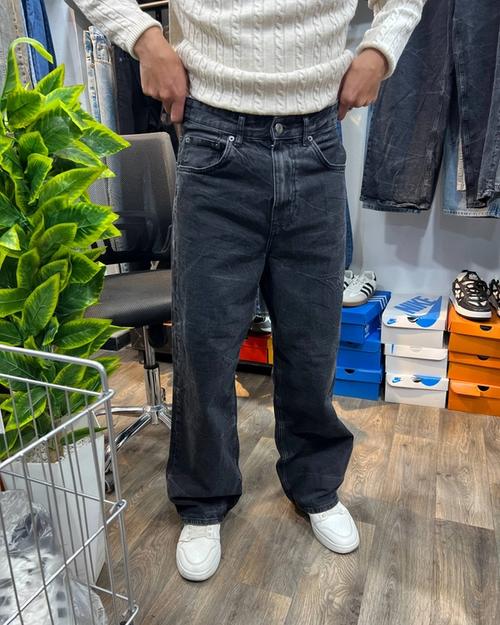 Bershka Wide leg, black jeans