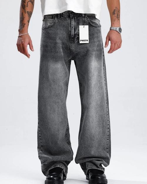 Porto baggy jeans gray