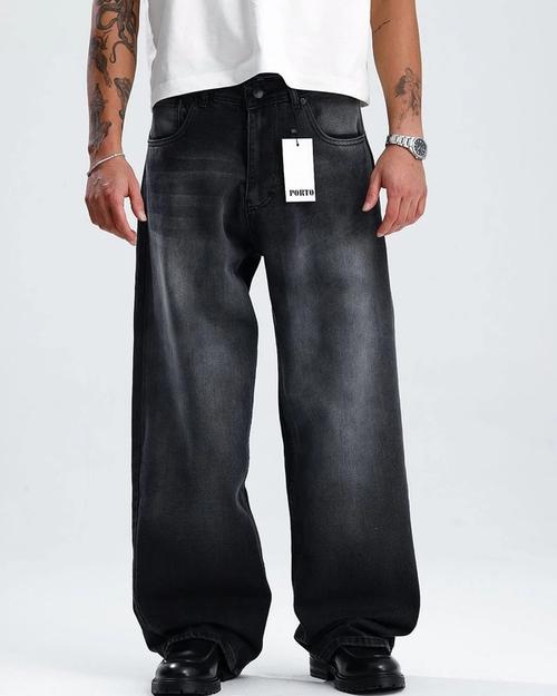 Porto Baggy jeans black