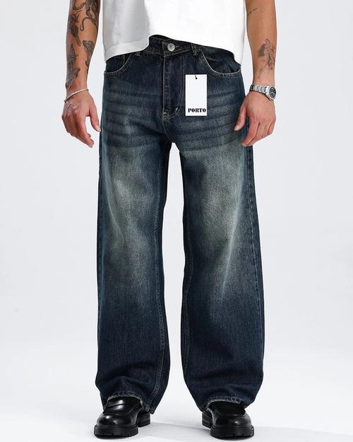 Porto Baggy jeans dark blue