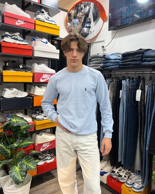 polo ralph lauren pull sky blue