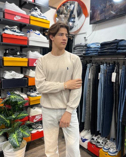 polo ralph lauren pull Beige
