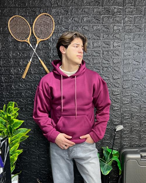 Bershka hoodie Bordeaux