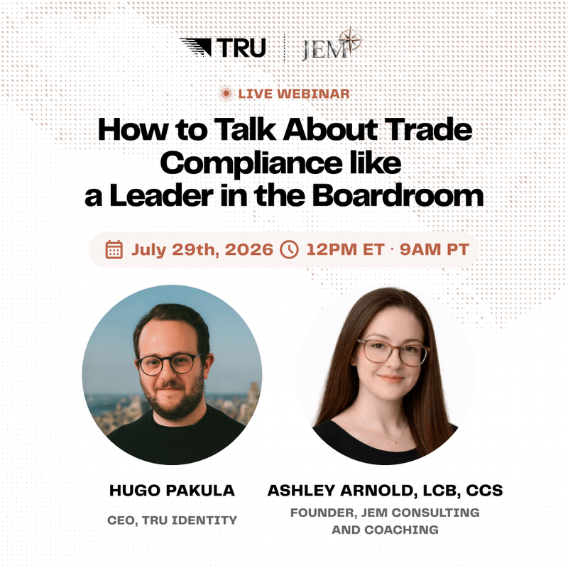 Talk Trade Compliance Like a Leader Promotional Image