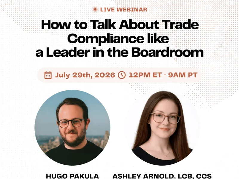 How to Talk About Trade Compliance like a Leader in the Boardroom